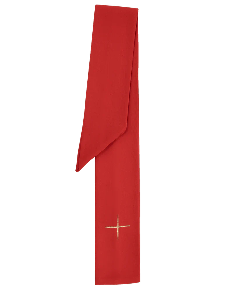 Casulla Poliéster bordado IHS dorado