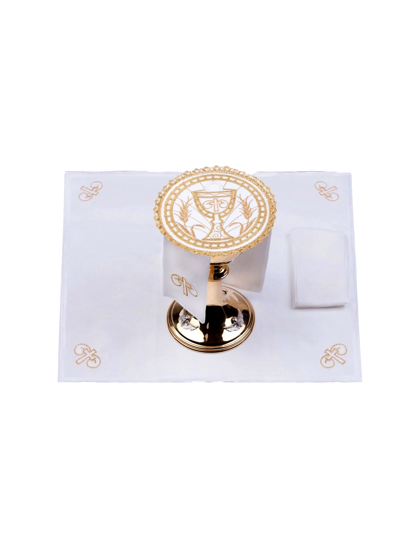 Juego de paños de lino redondeado