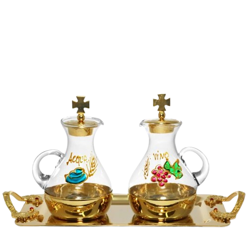 Vinajeras 130ml pintadas a mano