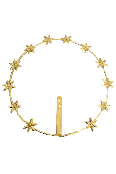 Aureola con estrellas 23 cm
