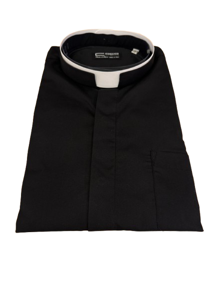 Camisa clerical cuello romano