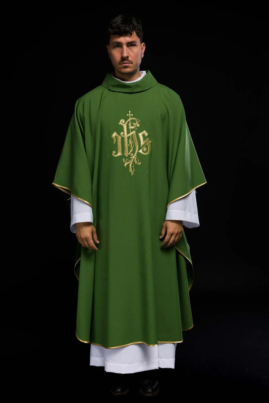 Casulla Poliéster Bordado JHS