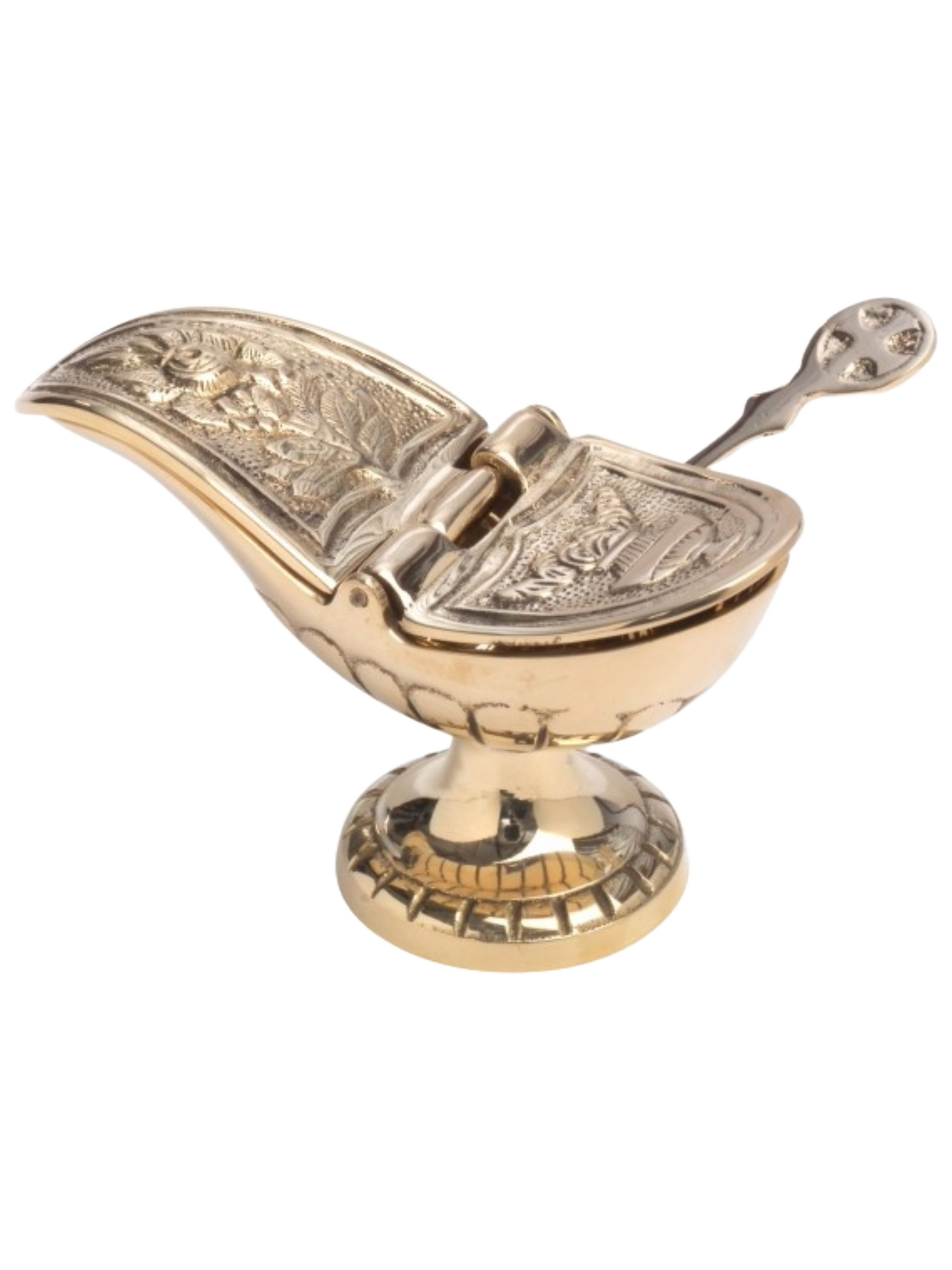 Naveta con fino patron grabado