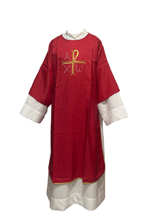 Dalmatica cruz pax bordada