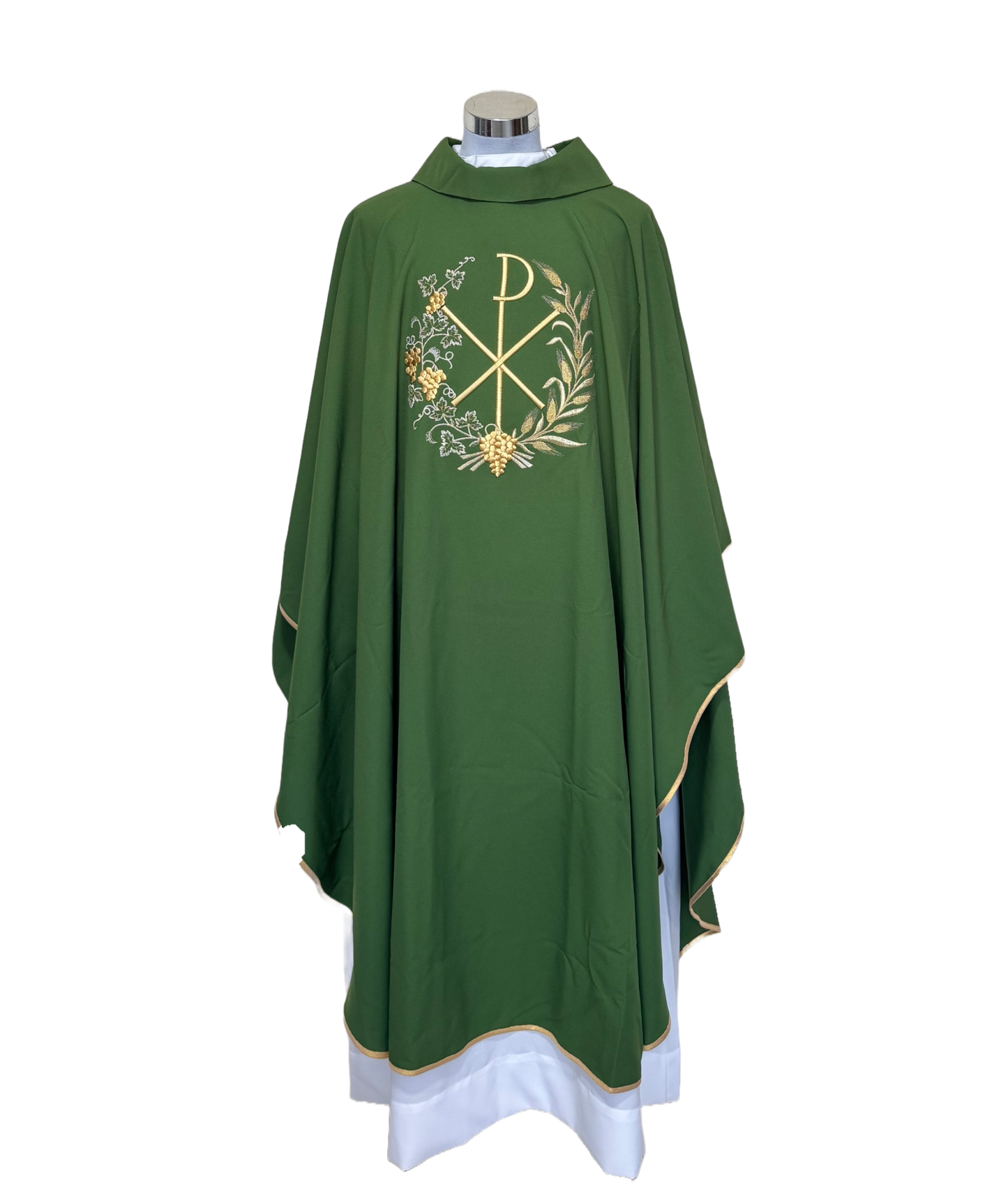 Casulla Poliéster Bordado cruz pax