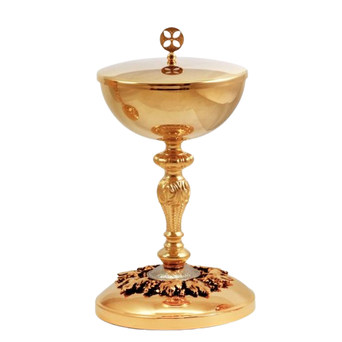 Cáliz y Copón con base de uva y vino