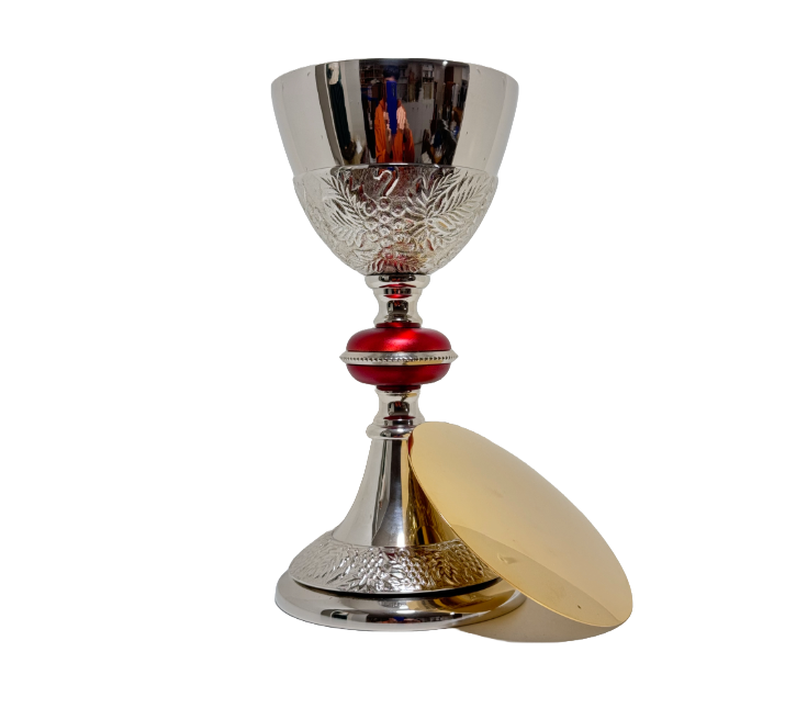 Cáliz niquelado dorado por dentro