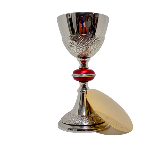 Cáliz niquelado dorado por dentro